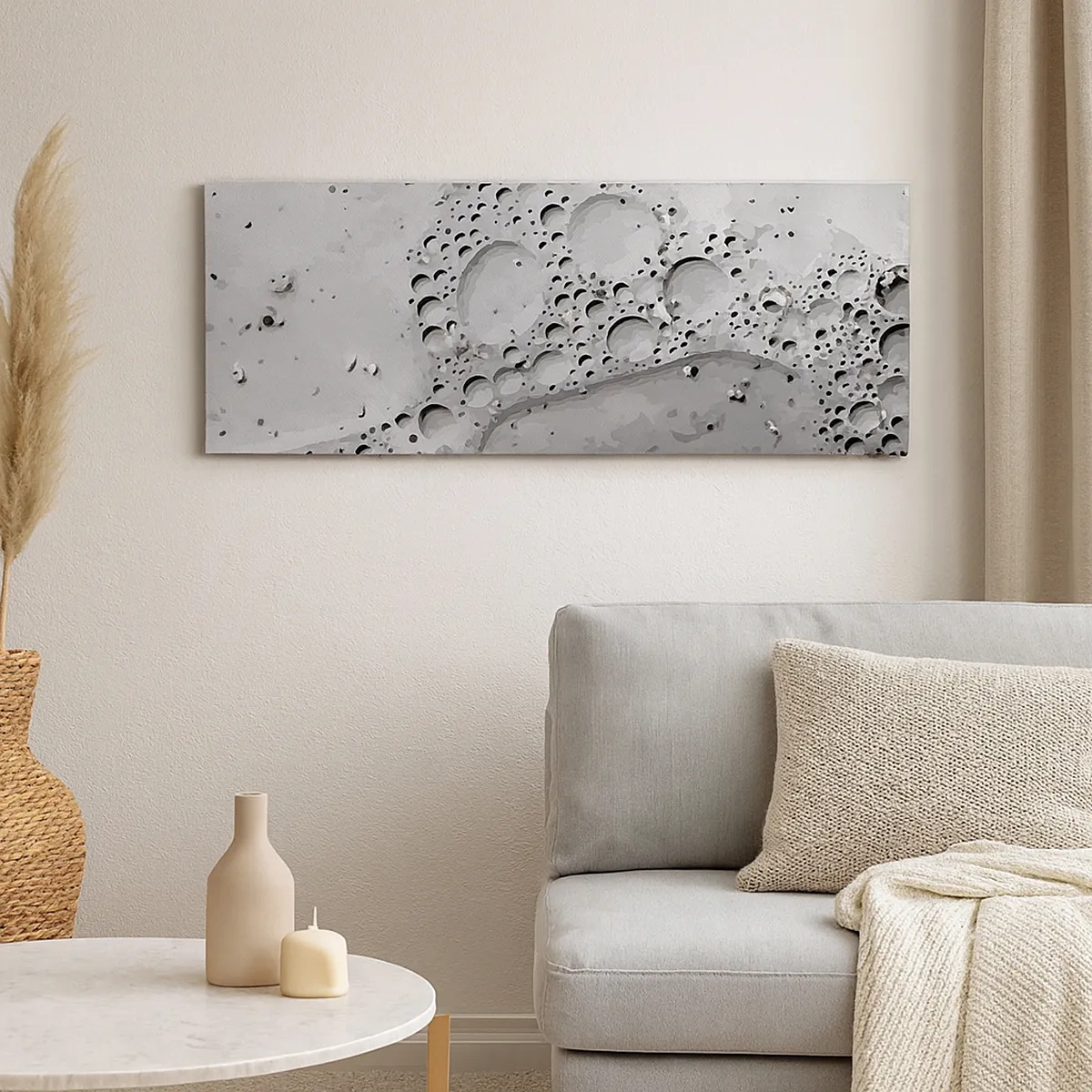 Schilderen op canvas - Schuimspoor - 30x30 cm