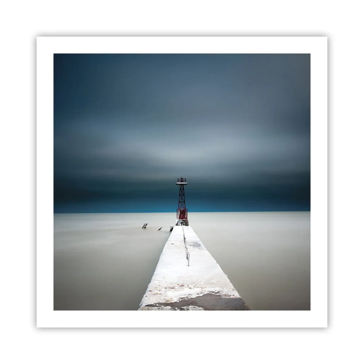 Poster - Om de uitgestrektheid te ontmoeten - 60x60 cm