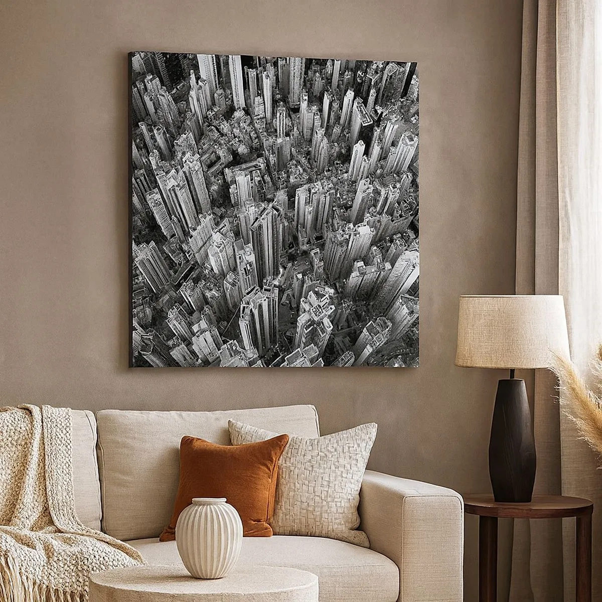 Schilderen op canvas - Nog steeds hoger en hoger - 30x30 cm