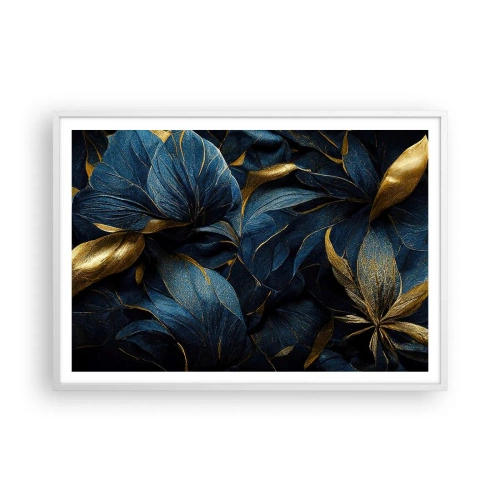 Poster in een witte lijst - Met goud gevoerd - 100x70 cm