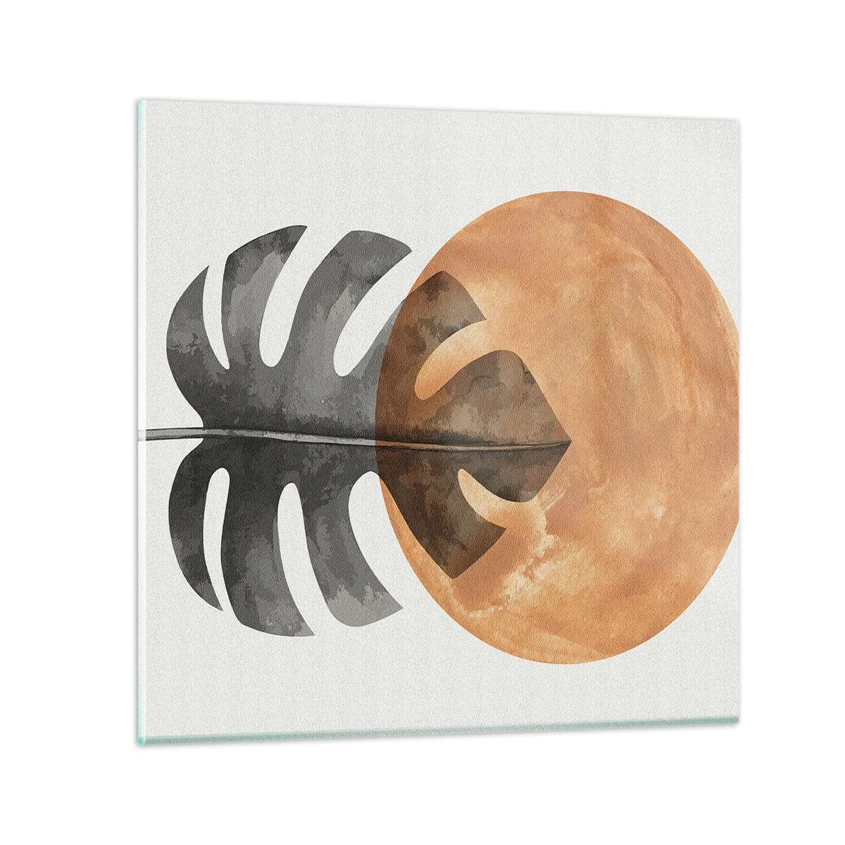 Schilderen op glas - Altijd de zon - 50x50 cm