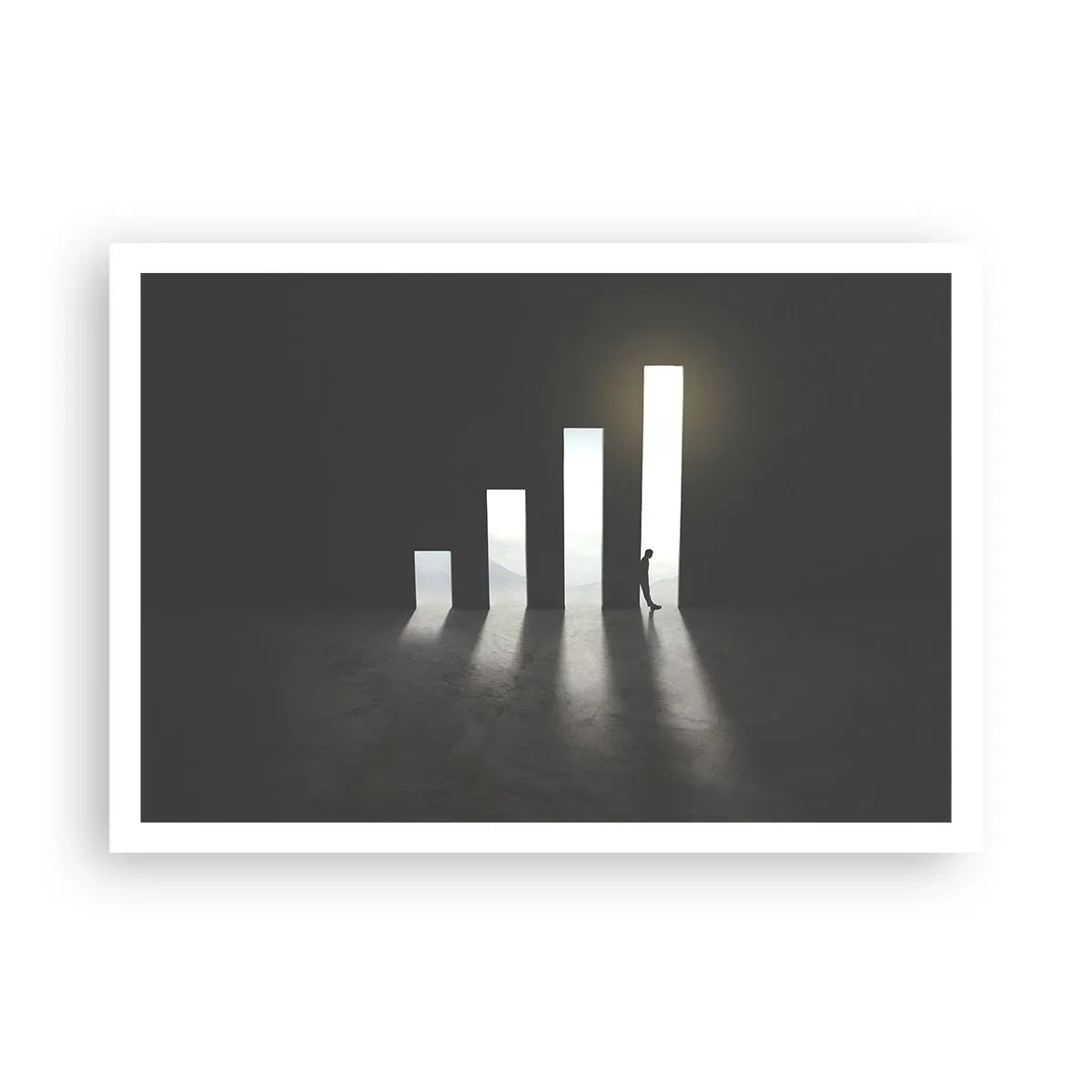 Poster - Succes - impressie - 100x70 cm