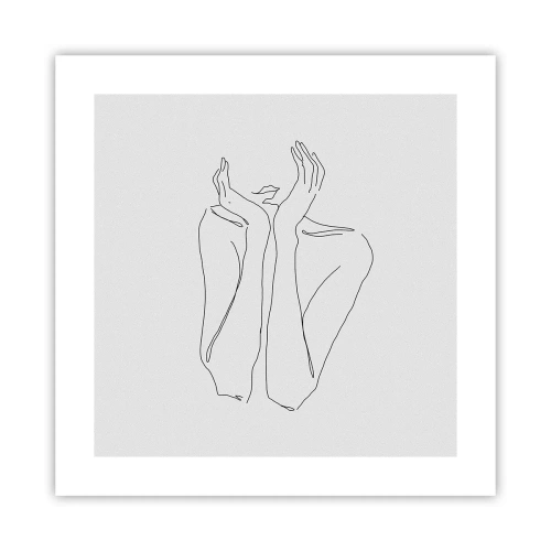 Poster - Waar meisjes van dromen - 40x40 cm