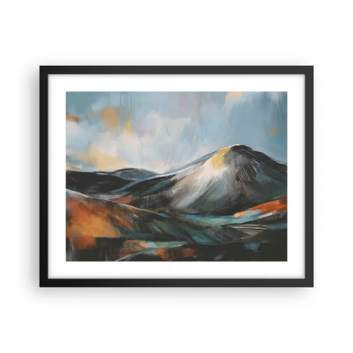 Poster in een zwarte lijst - Ruw en prachtig - 50x40 cm