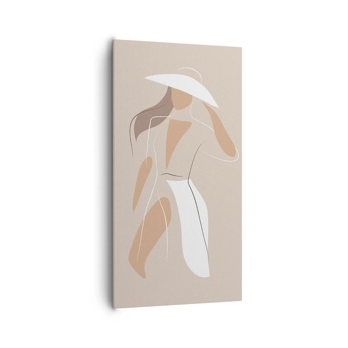 Schilderen op canvas - Mode is leuk - 65x120 cm