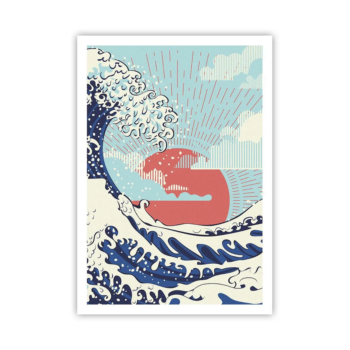 Poster - Van Japanse inspiratie - 70x100 cm