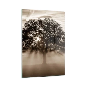 Schilderen op glas - Boom van goede kennis alleen - 50x70 cm