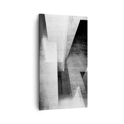 Schilderen op canvas - De structuur van de ruimte - 45x80 cm
