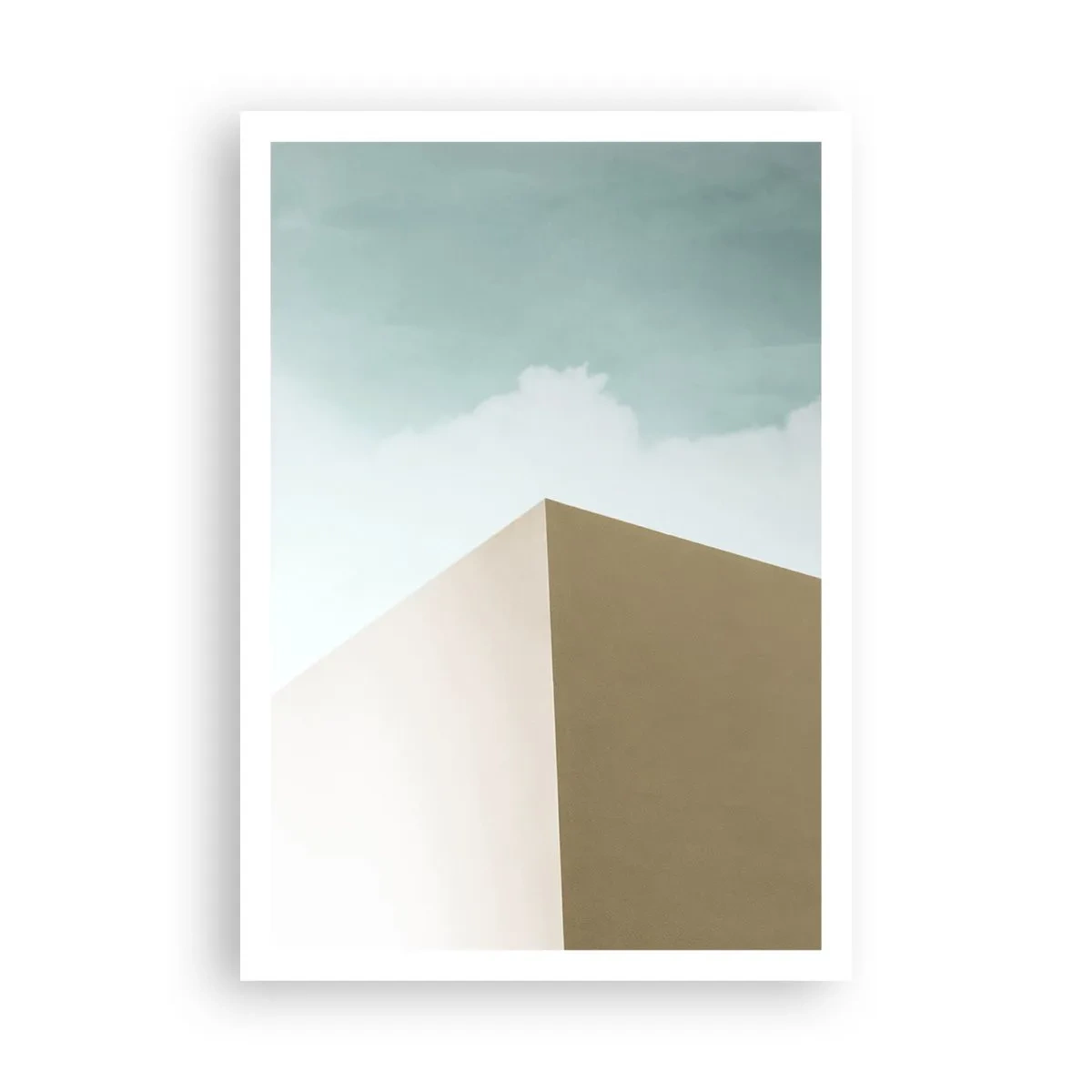 Poster - De geometrie van een zonnige zomer - 70x100 cm