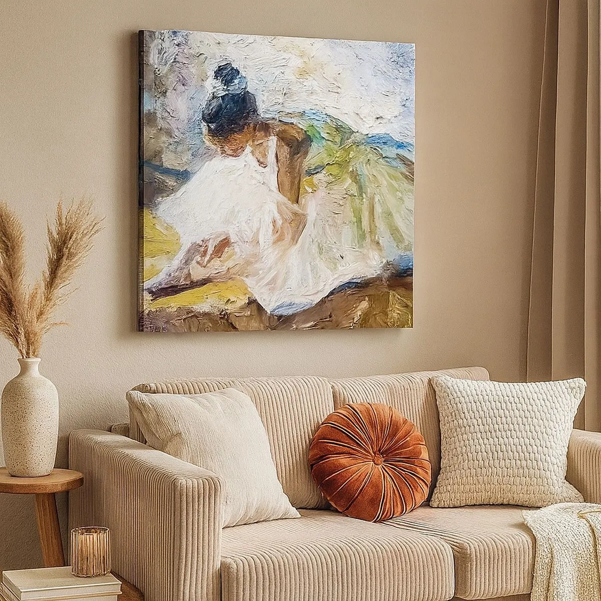 Schilderen op canvas - Naar een schilderij van Degas - 30x30 cm