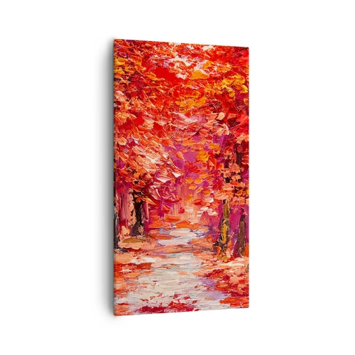 Schilderen op canvas - Herfst impressie - 55x100 cm