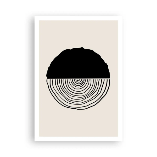 Poster - Half om half - 70x100 cm