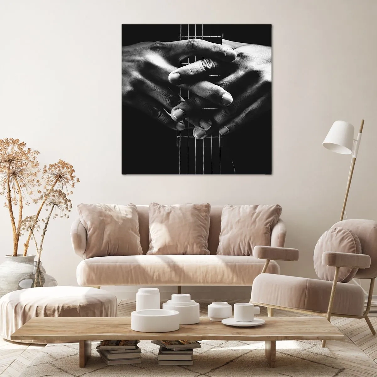 Schilderen op canvas - Gebed van de kunstenaar - 70x70 cm