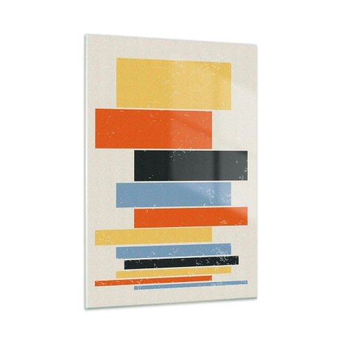 Schilderen op glas - Muzieknotatie - 50x70 cm