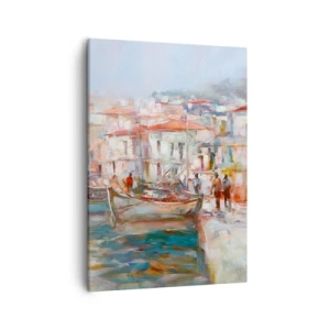 Schilderen op canvas - Pastel vakantie - 50x70 cm