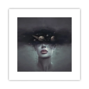 Poster - En de planeten worden gek... - 30x30 cm