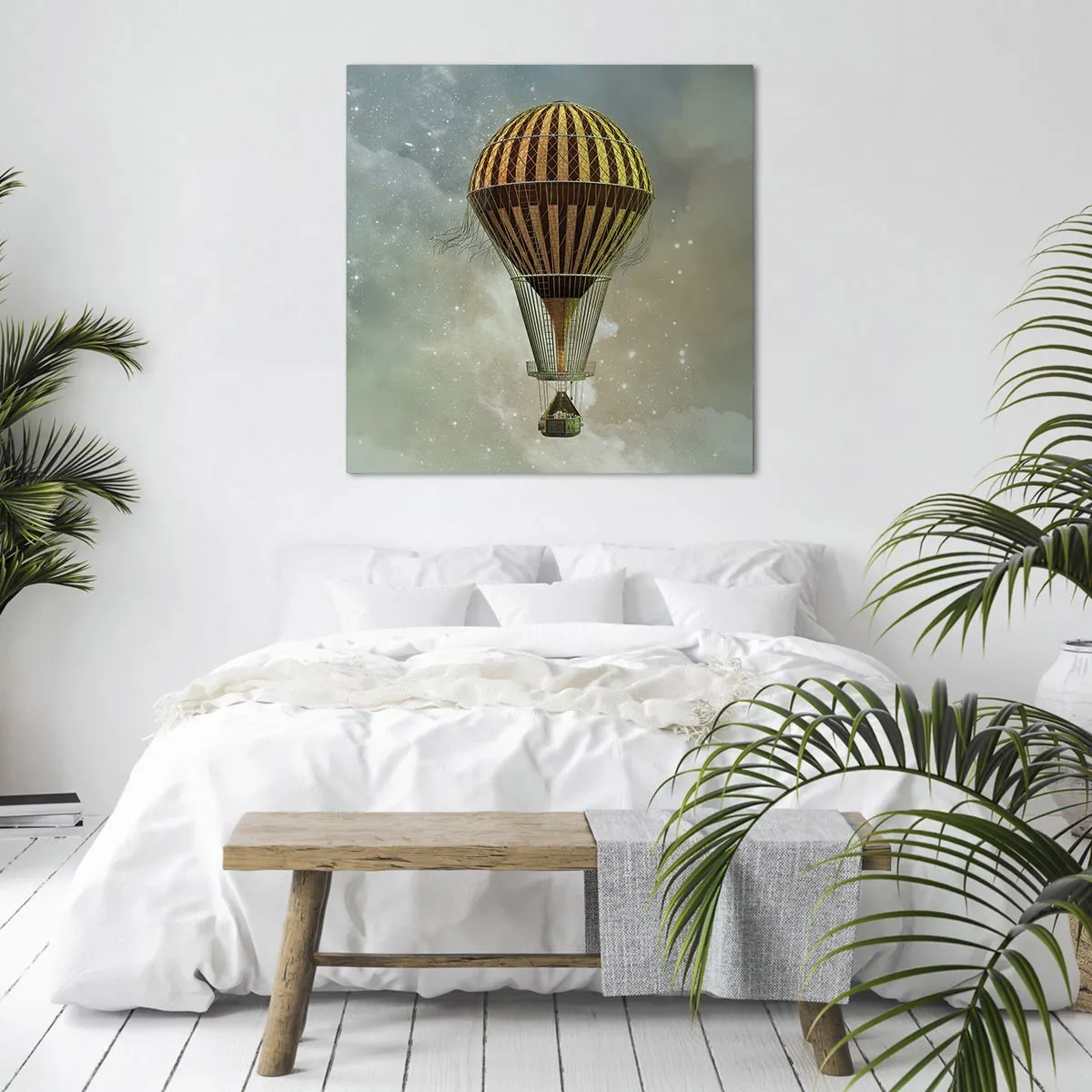 Schilderen op canvas - Baanbrekende vluchten - 40x40 cm