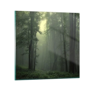 Schilderen op glas - Voordat hij wakker wordt - 30x30 cm