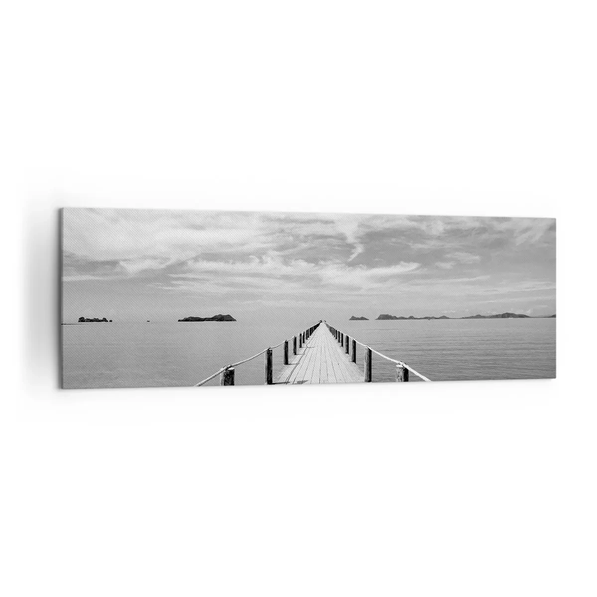 Schilderen op canvas - Of misschien een reis... - 160x50 cm