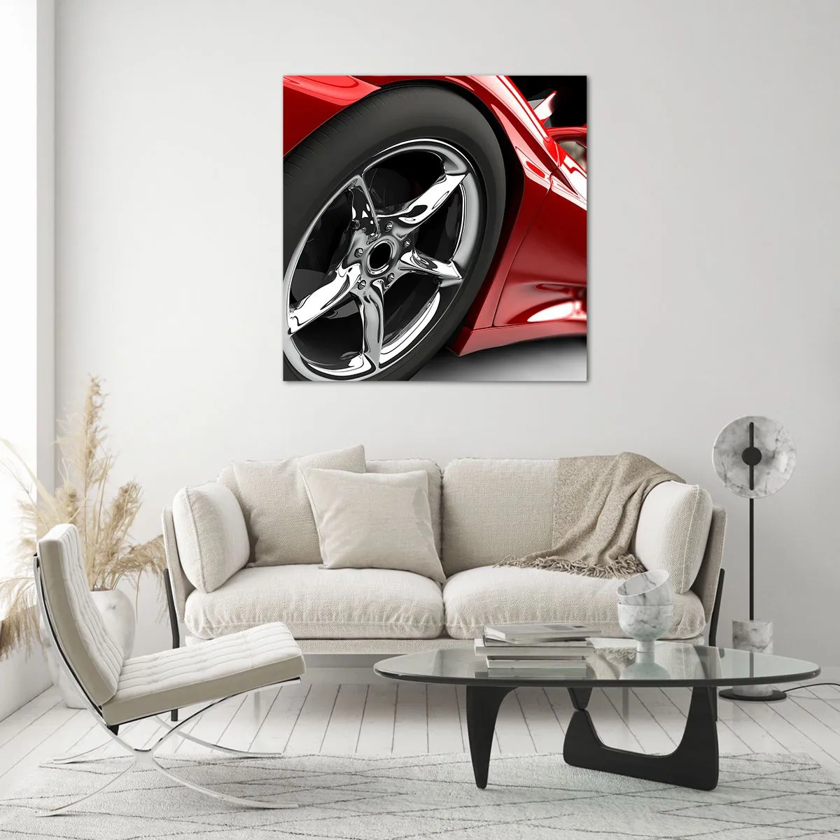 Schilderen op glas - Gemaakt voor snelheid - 40x40 cm