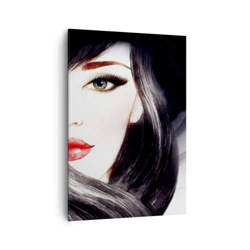 Schilderen op canvas - Saffier look - 70x100 cm