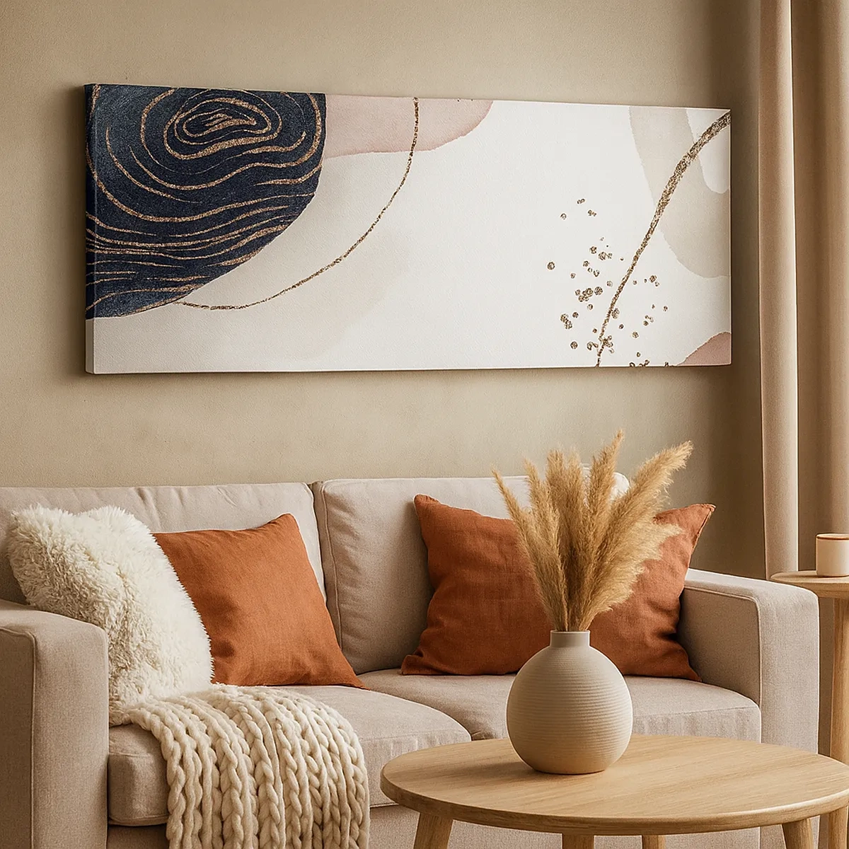 Schilderen op canvas - Alles vloeit - 30x30 cm