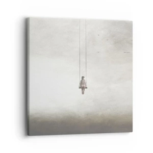 Schilderen op canvas - Een kind in ons - 40x40 cm