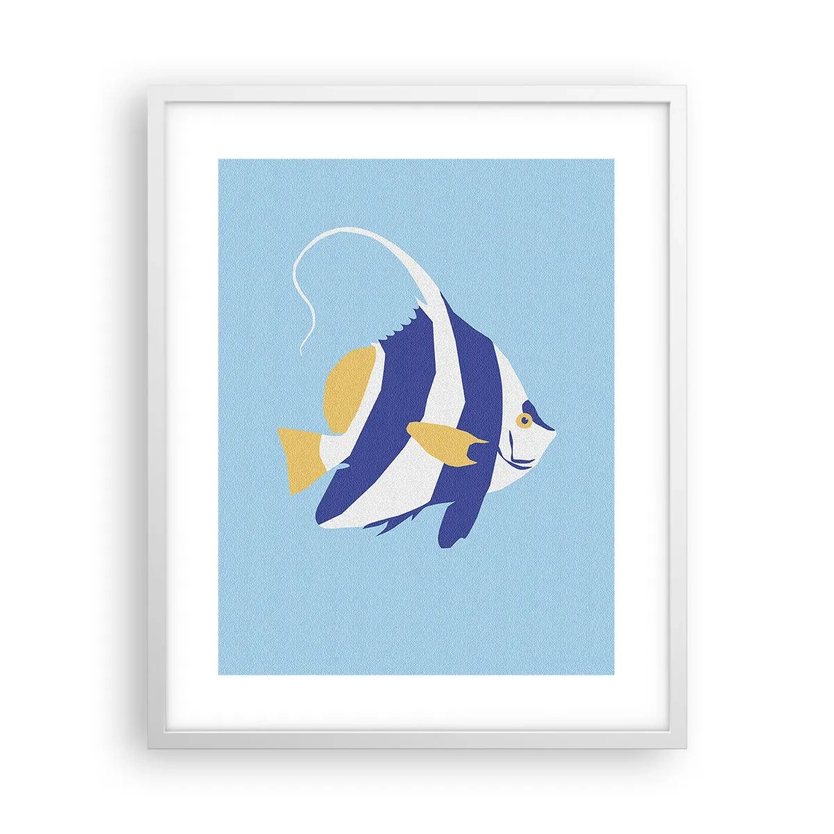 Poster in een witte lijst - Miss tropische wateren - 40x50 cm