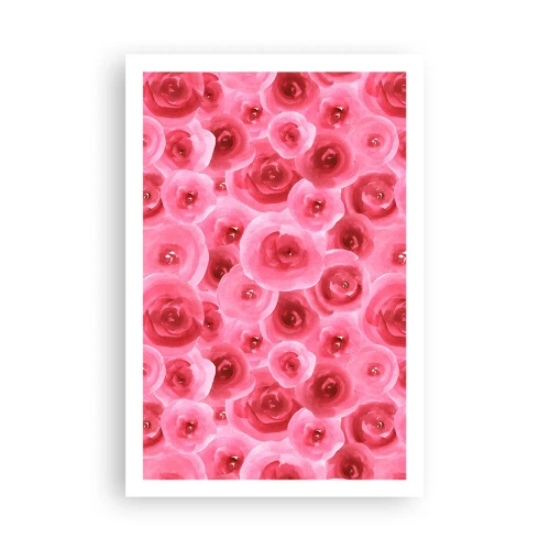 Poster - Rozen onder en boven - 61x91 cm