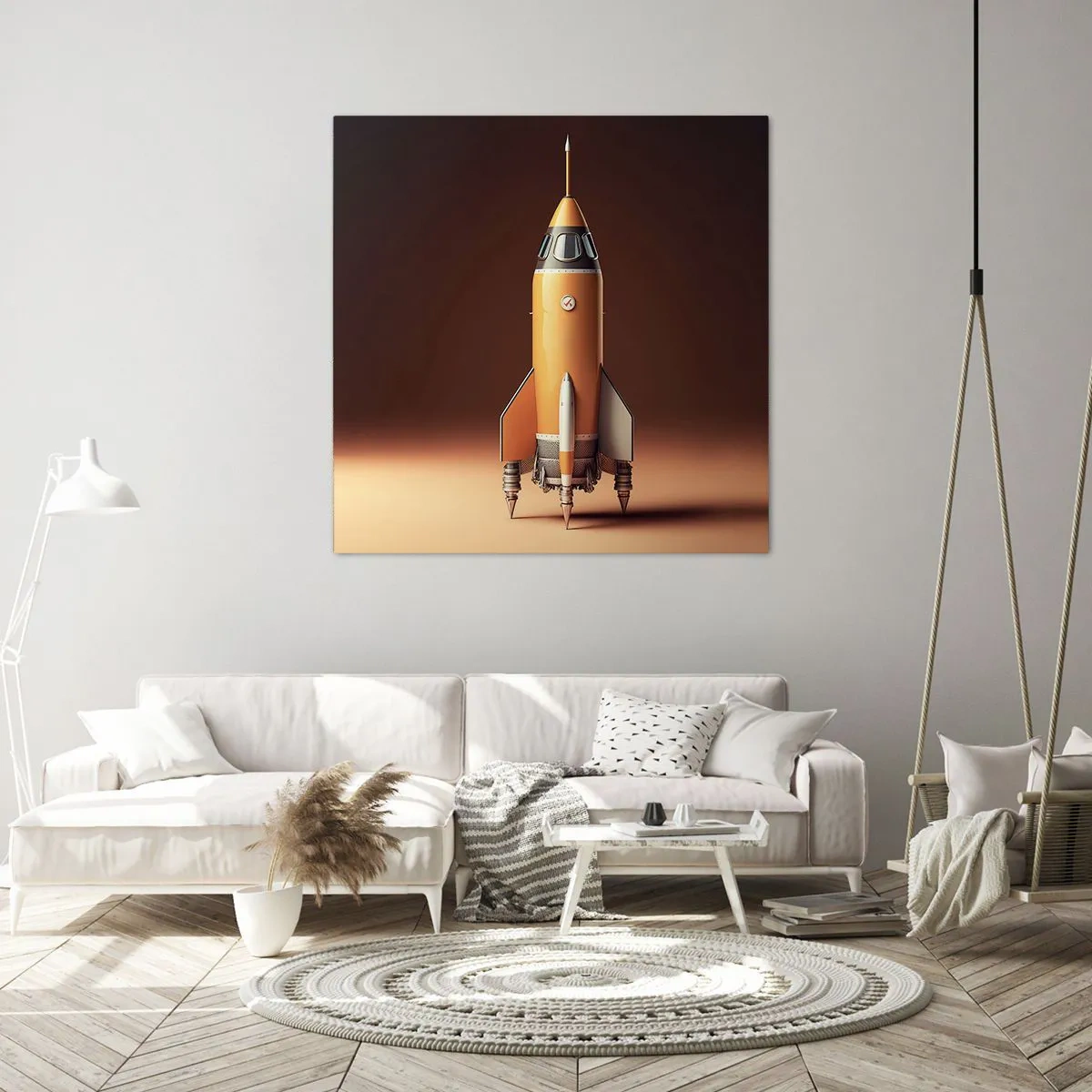 Schilderen op canvas - Het begint met een droom - 60x60 cm