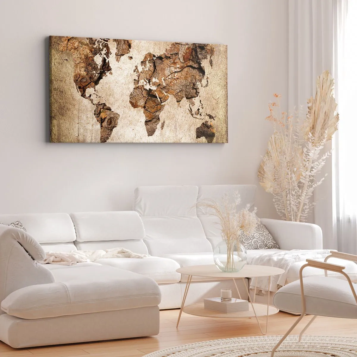 Schilderen op canvas - Ontdekking van de wereld - 140x50 cm