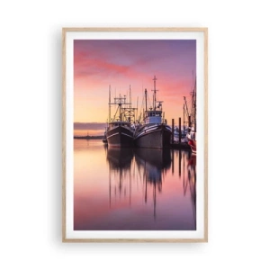 Een poster in een licht eiken lijst - Voor de volgende dag - 61x91 cm