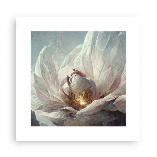 Poster - Hij bloeit eens in de honderd jaar - 30x30 cm