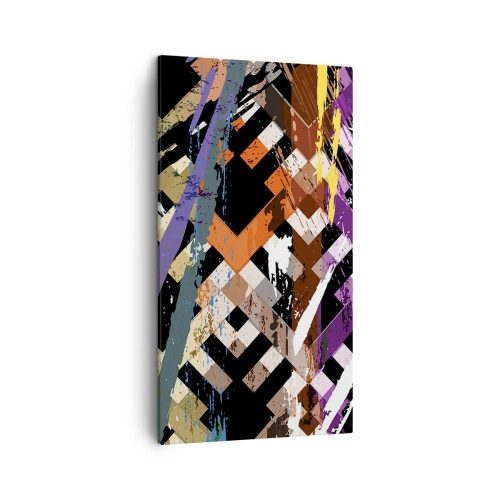 Schilderen op canvas - Tot de tweede macht verheven - 45x80 cm