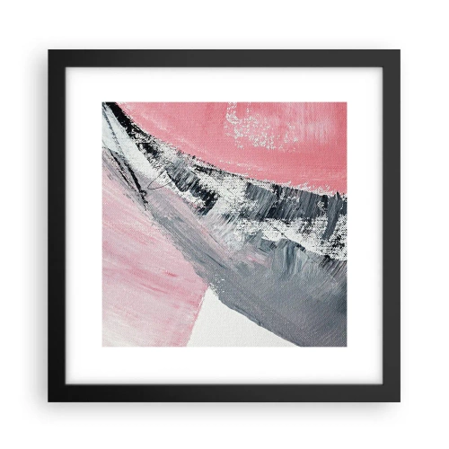 Poster in een zwarte lijst - Bijpassende compositie - 30x30 cm
