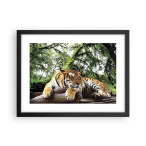 Poster in een zwarte lijst - Met vriendelijke groet - 40x30 cm