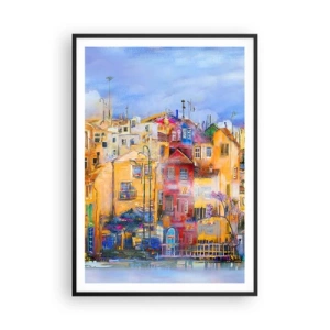 Poster in een zwarte lijst - Wij zijn samen - 70x100 cm