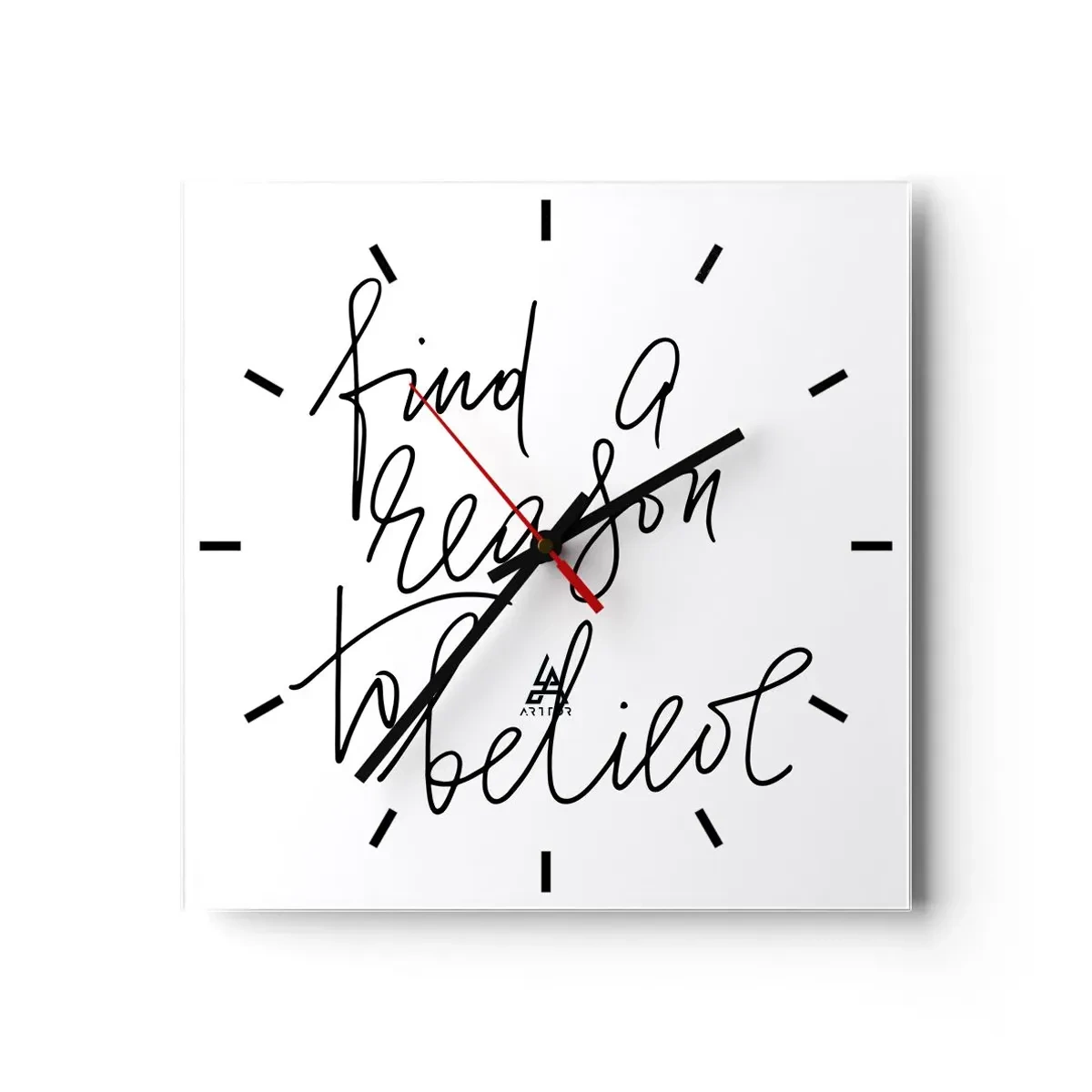 Wandklok - Klok - Het is mogelijk - 40x40 cm