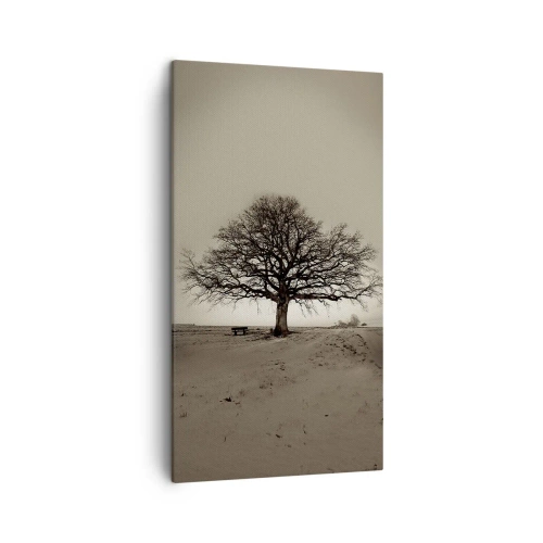 Schilderen op canvas - Van hier tot in de eeuwigheid - 45x80 cm