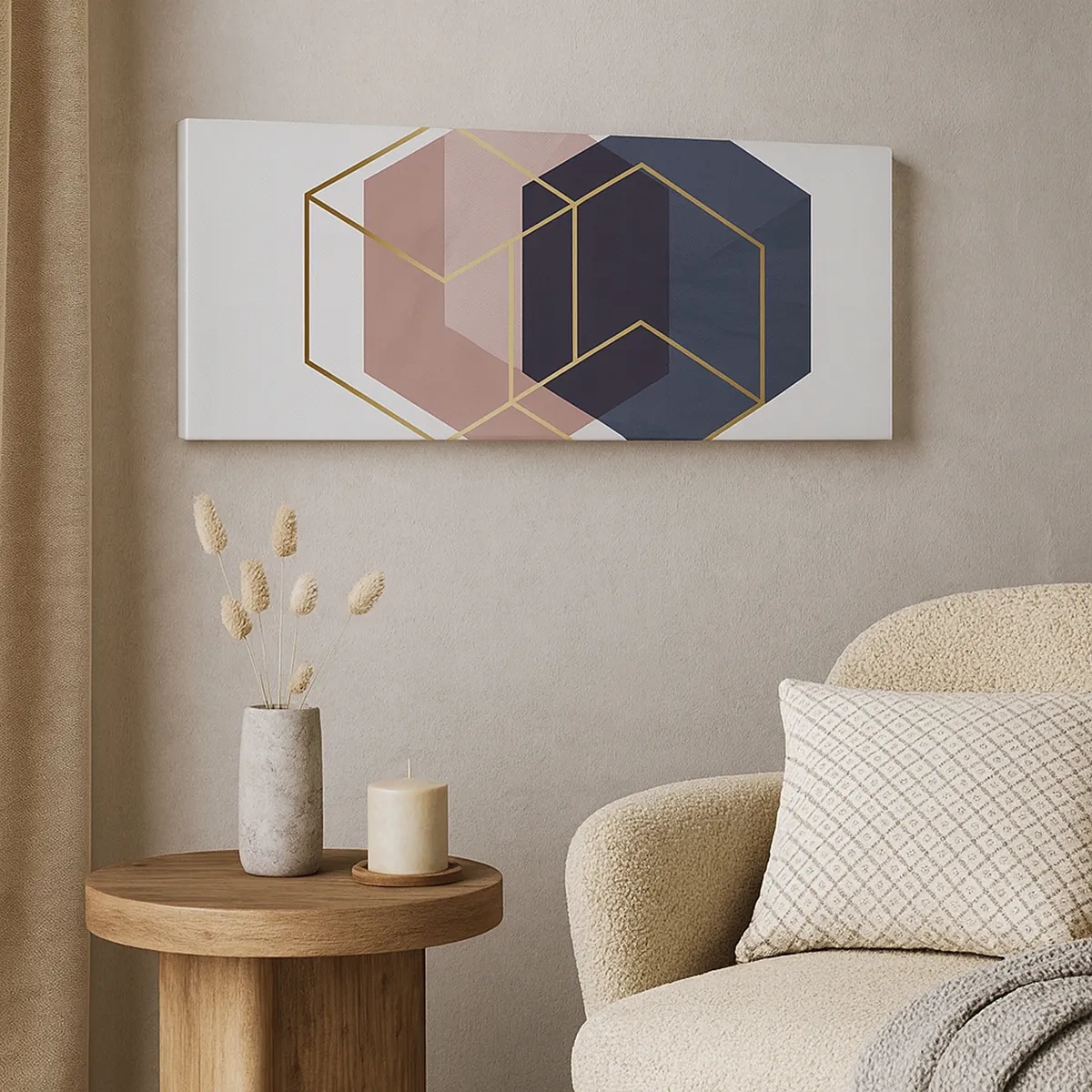 Schilderen op canvas - De kracht van eenvoud - 30x30 cm