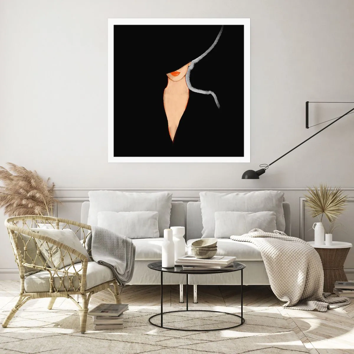 Poster - Elegantie en stijl - 30x30 cm