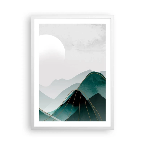 Poster in een witte lijst - In volle majesteit - 50x70 cm