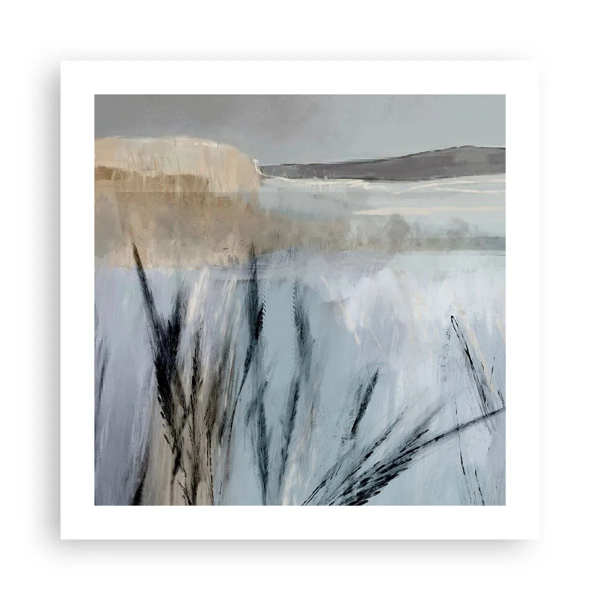Poster - Wintervelden - 50x50 cm