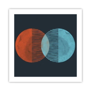 Poster - Astronomische fantasie - 50x50 cm