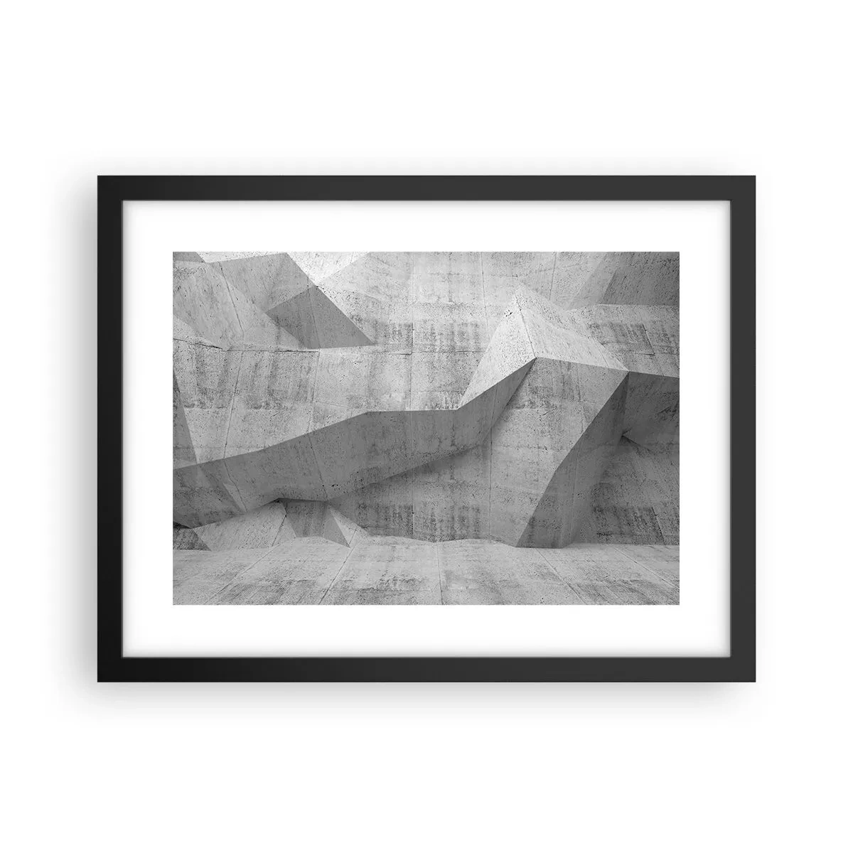 Poster in een zwarte lijst - Een echte uitdaging - 40x30 cm