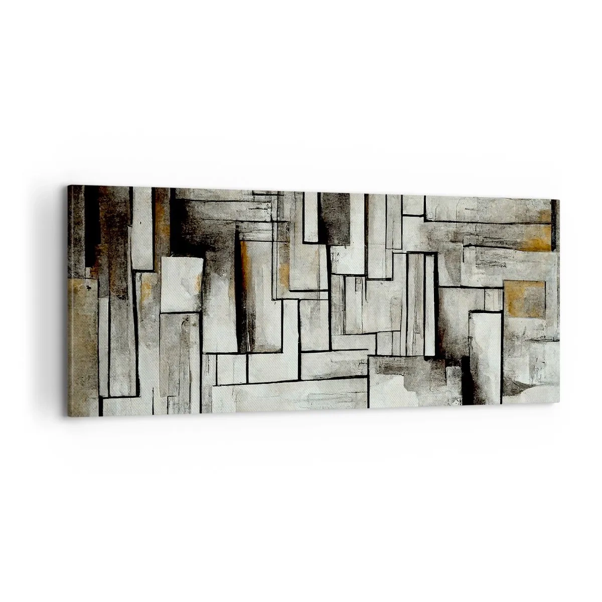 Schilderen op canvas - De kracht van eenvoud - 100x40 cm