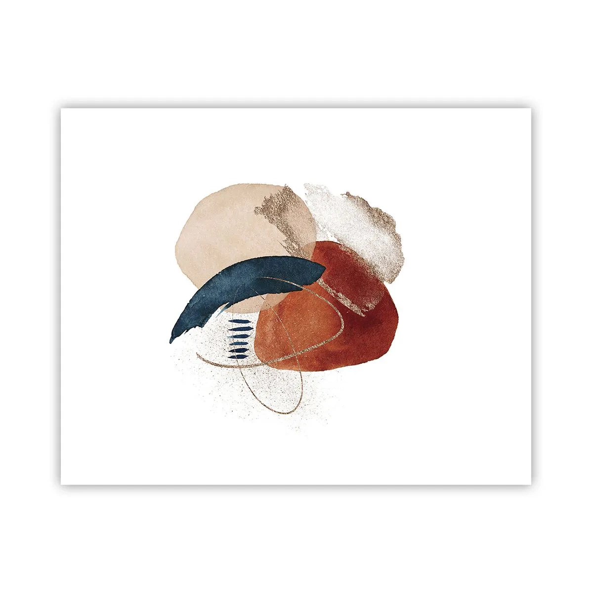 Poster - Ovale compositie - 50x40 cm