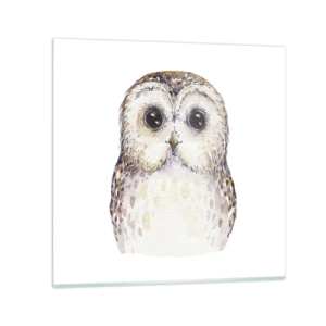 Schilderen op glas - Kijk in mijn ogen - 30x30 cm