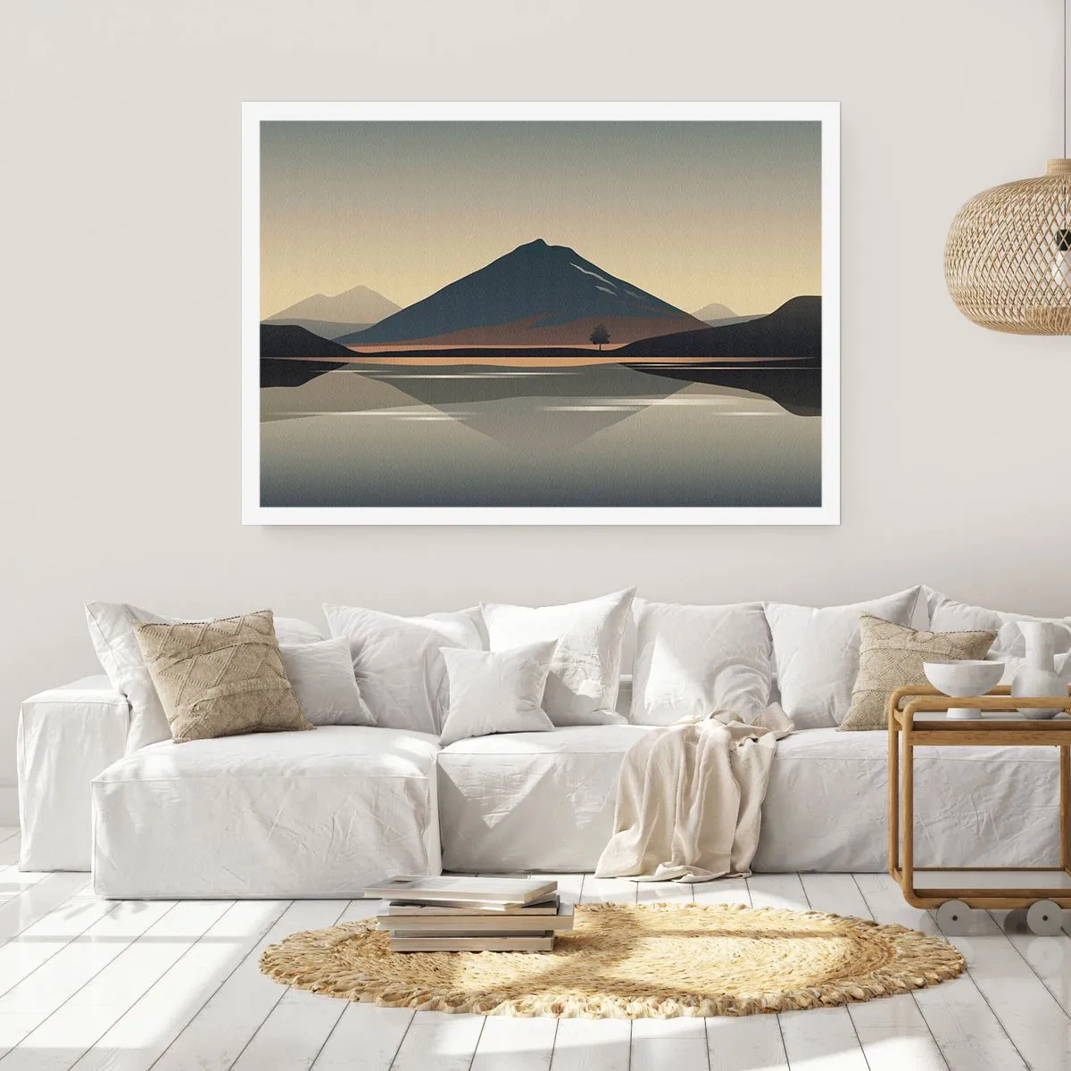 Poster - Spiegelreflectie - 100x70 cm