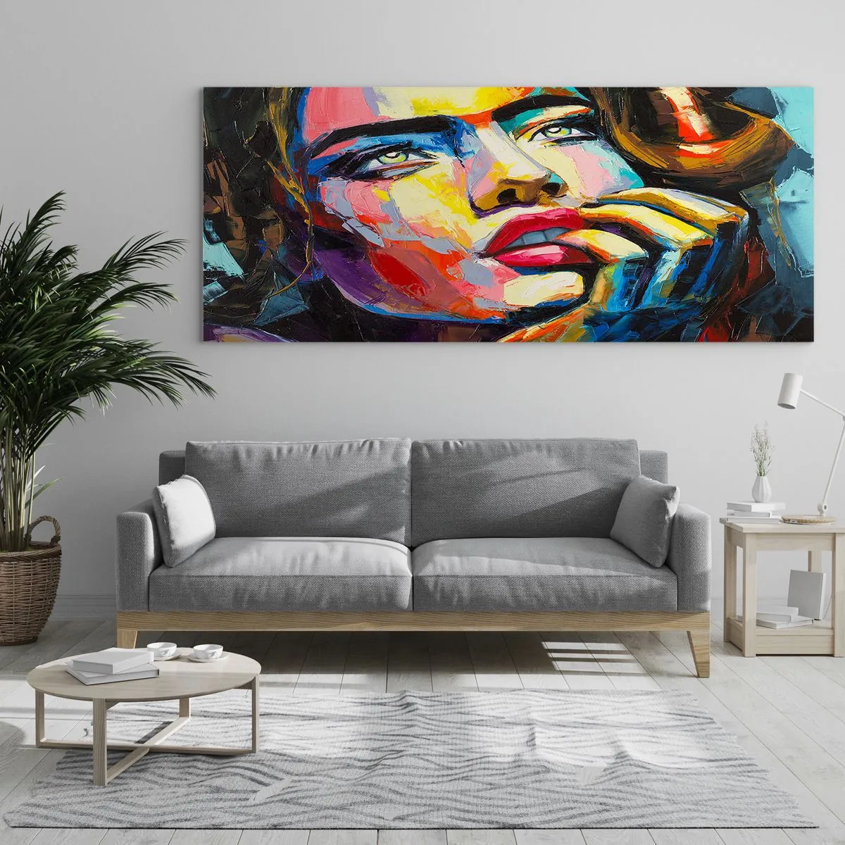 Schilderen op glas - Dromen vliegen in de lucht als vogels - 100x40 cm